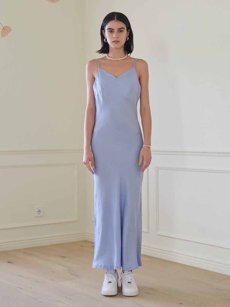 TMO BY 13MONTH（ティーエムオーバイサーティンマンス）SLIP ONE PIECE (BLUE)