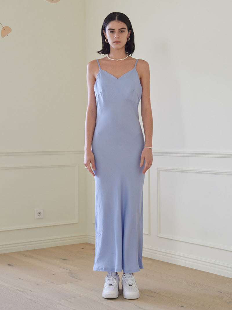 TMO BY 13MONTH（ティーエムオーバイサーティンマンス）SLIP ONE PIECE (BLUE)