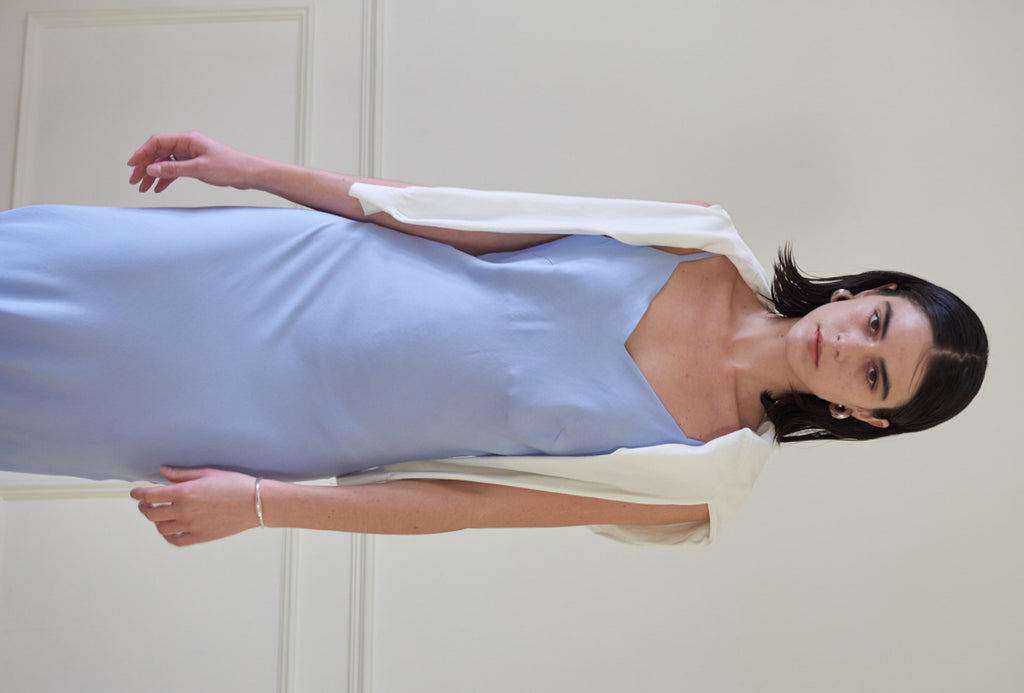 TMO BY 13MONTH（ティーエムオーバイサーティンマンス）SLIP ONE PIECE (BLUE)