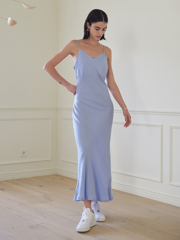 TMO BY 13MONTH（ティーエムオーバイサーティンマンス）SLIP ONE PIECE (BLUE)