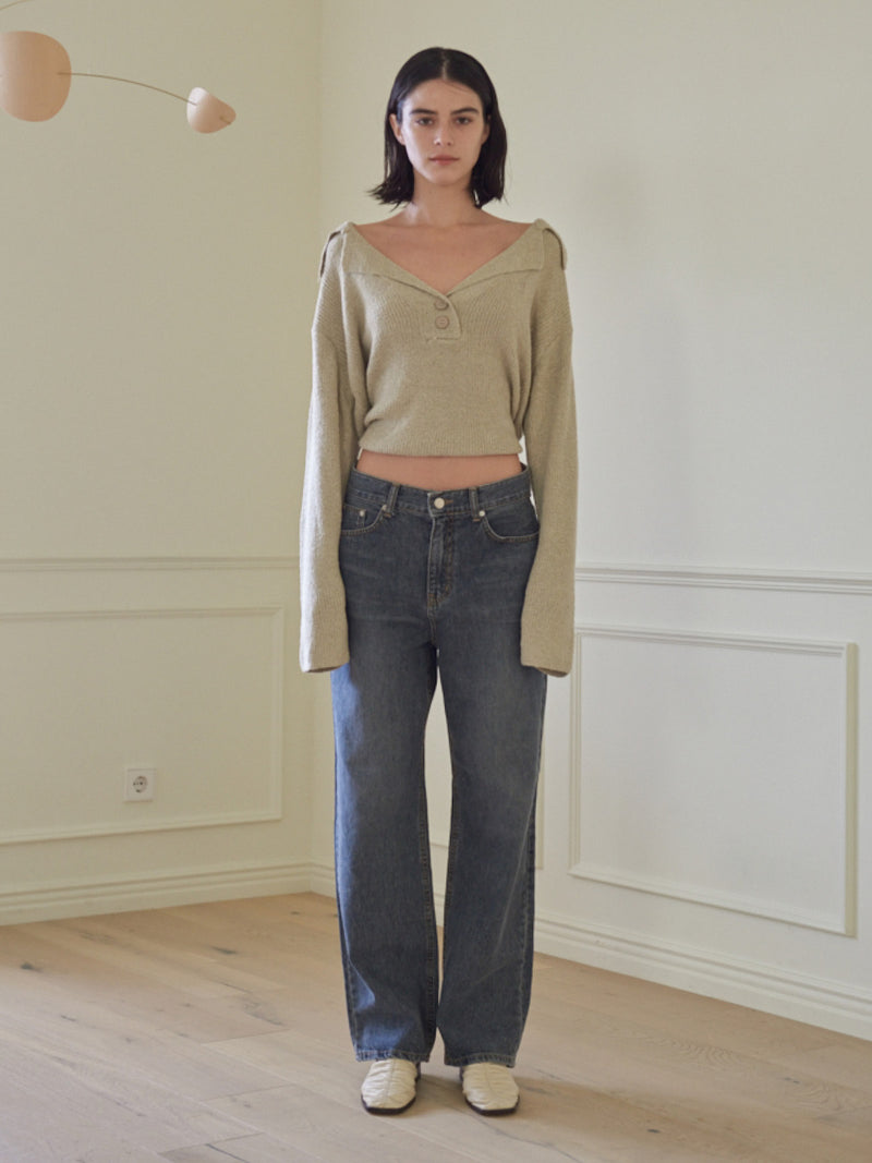 TMO BY 13MONTH（ティーエムオーバイサーティンマンス）STANDARD DENIM PANTS (GRAY)