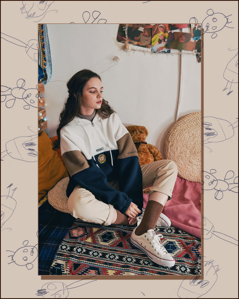 ダブルユーブイプロジェクト(WV PROJECT) Toycoco Boucle Anorak Ivory SYOT7329