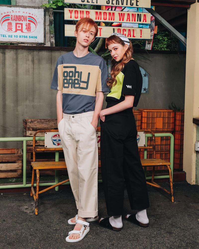 ダブルユーブイプロジェクト(WV PROJECT) BEBE SHORT SLEEVE CHARCOAL SYST7169