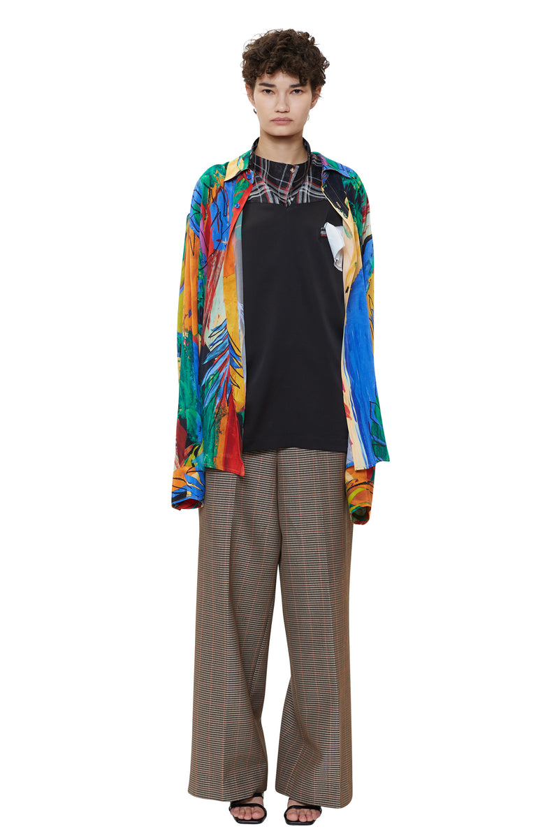 レイブレス(LABELESS) MULTI DESSIN SHIRT