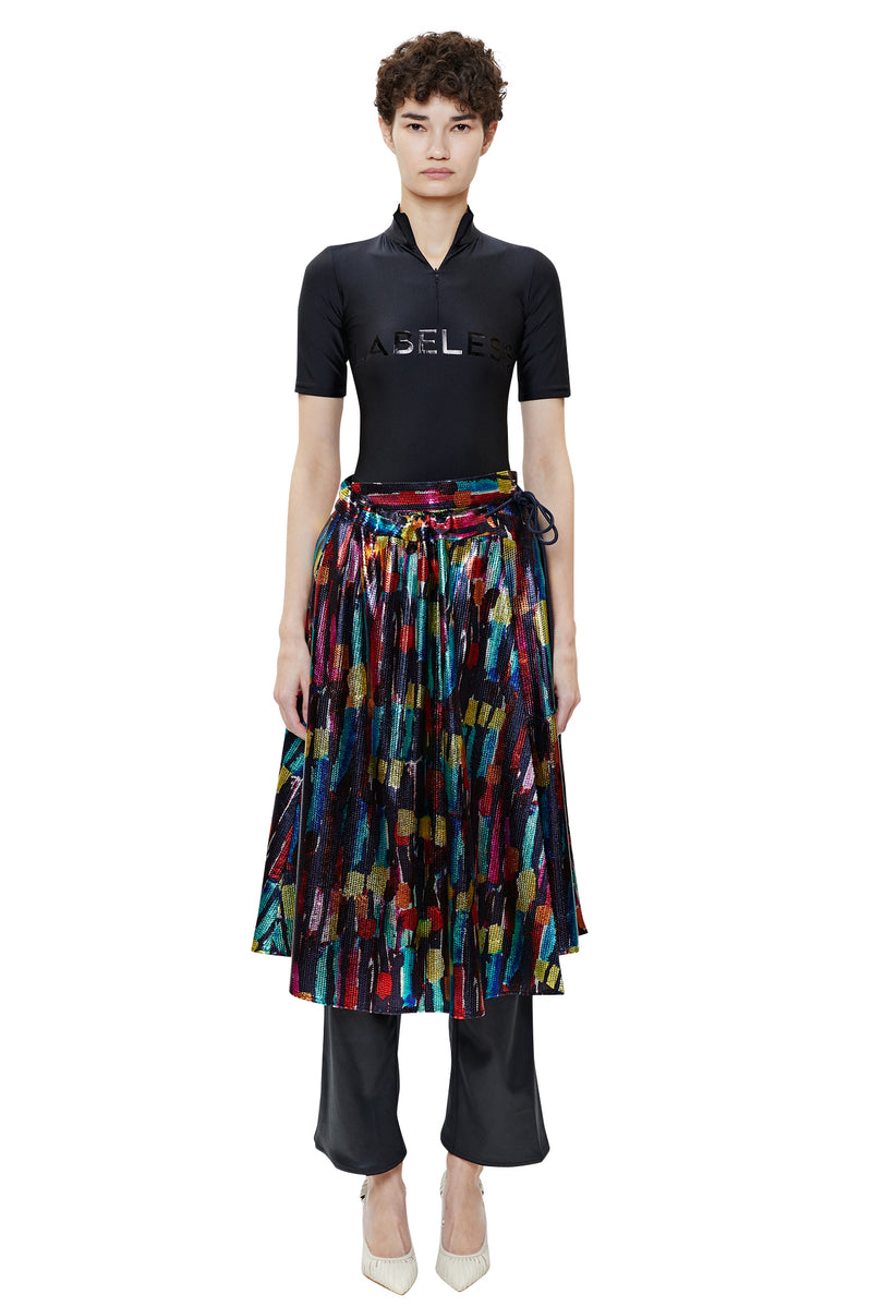 レイブレス(LABELESS) BLACK LETTERING BODYSUIT