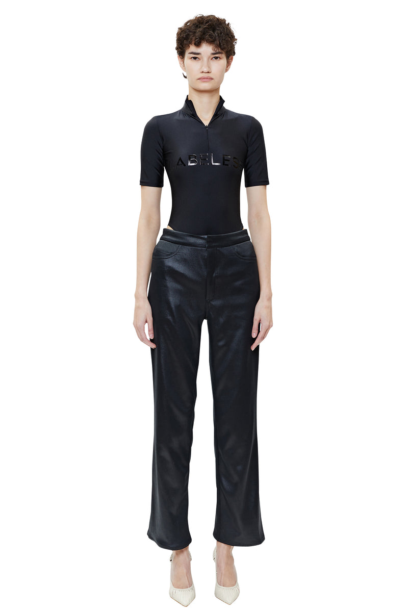 レイブレス(LABELESS) BLACK STRING PANTS