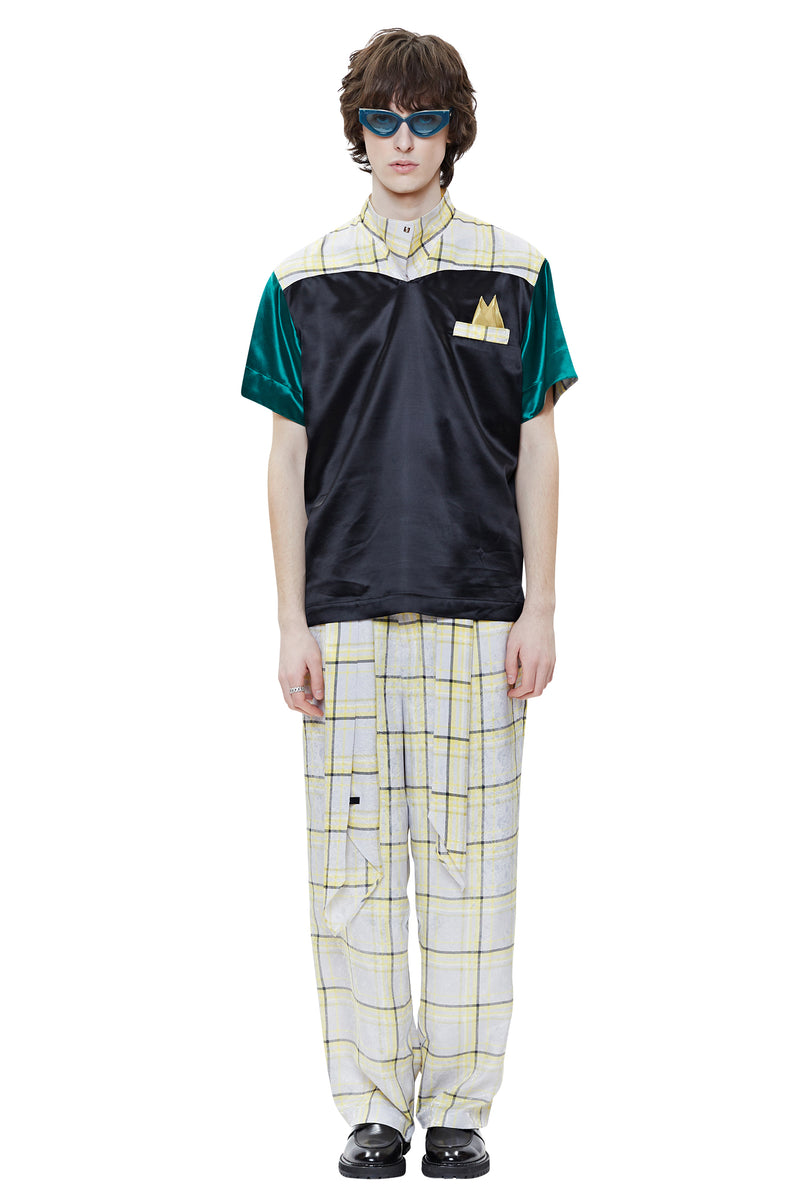 レイブレス(LABELESS) SILVER HANGER CHIEF POLO SHIRT