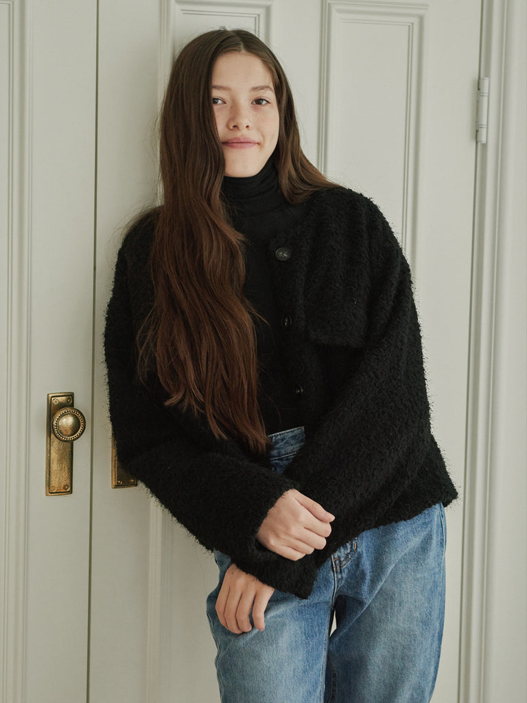 TMO BY 13MONTH（ティーエムオーバイサーティンマンス）TURTLE NECK TOP (BLACK)