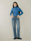 TMO BY 13MONTH（ティーエムオーバイサーティンマンス）TURTLE NECK TOP (BLUE)