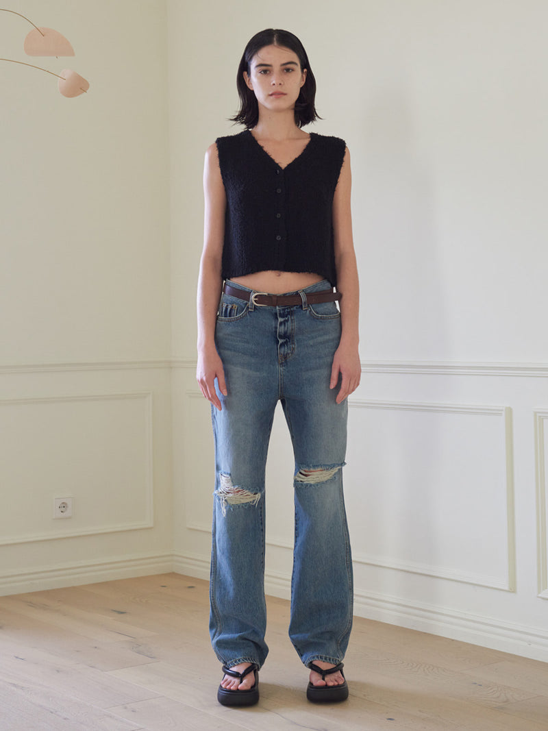 TMO BY 13MONTH（ティーエムオーバイサーティンマンス）VINTAGE DENIM PANTS (BLUE)