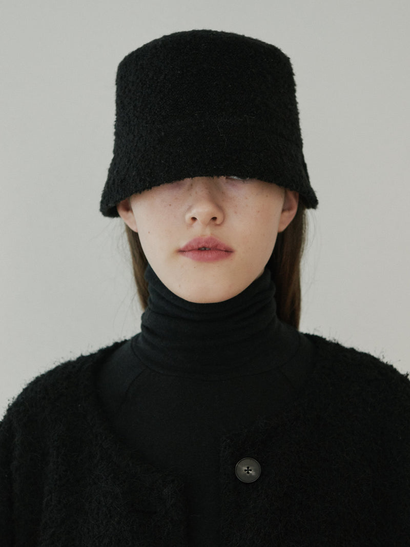 TMO BY 13MONTH（ティーエムオーバイサーティンマンス）WINTER BUCKET HAT (BLACK)