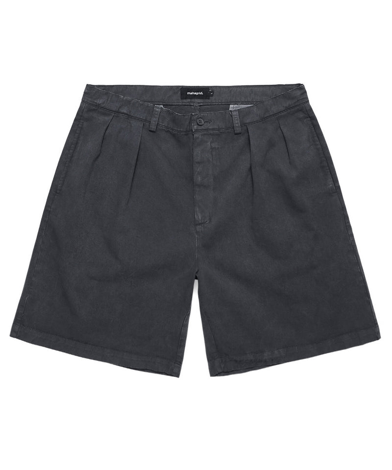mahagrid (マハグリッド) OVERDYED CHINO SHORT [CHARCOAL]