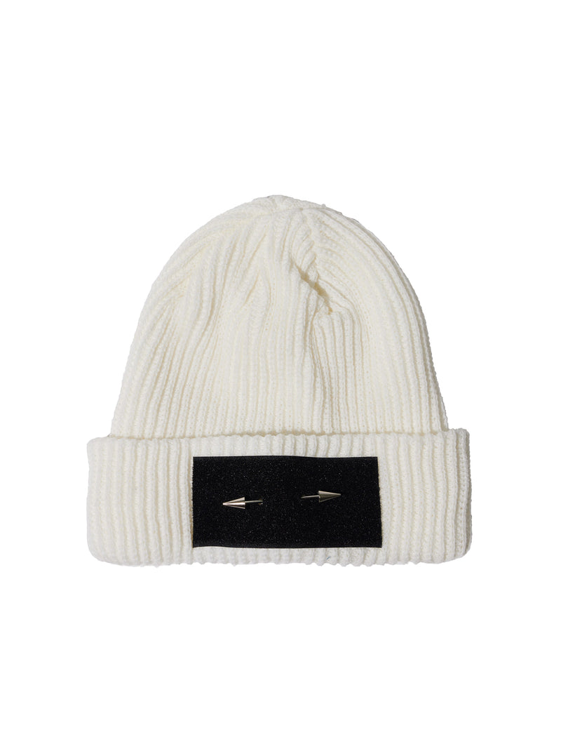 benir (ベニル) HOLYNUMBER7 X BENIR PIERCING BEANIE[WHITE]