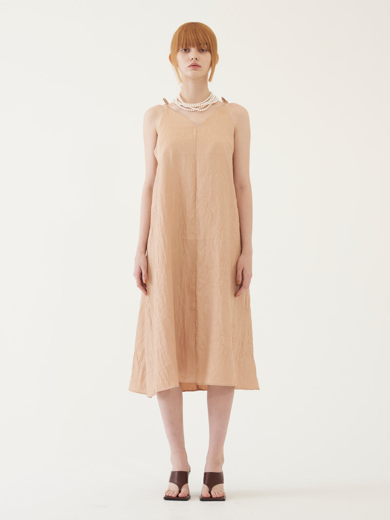 TMO BY 13MONTH（ティーエムオーバイサーティンマンス）CASUAL SLEEVELESS DRESS (PEACH)
