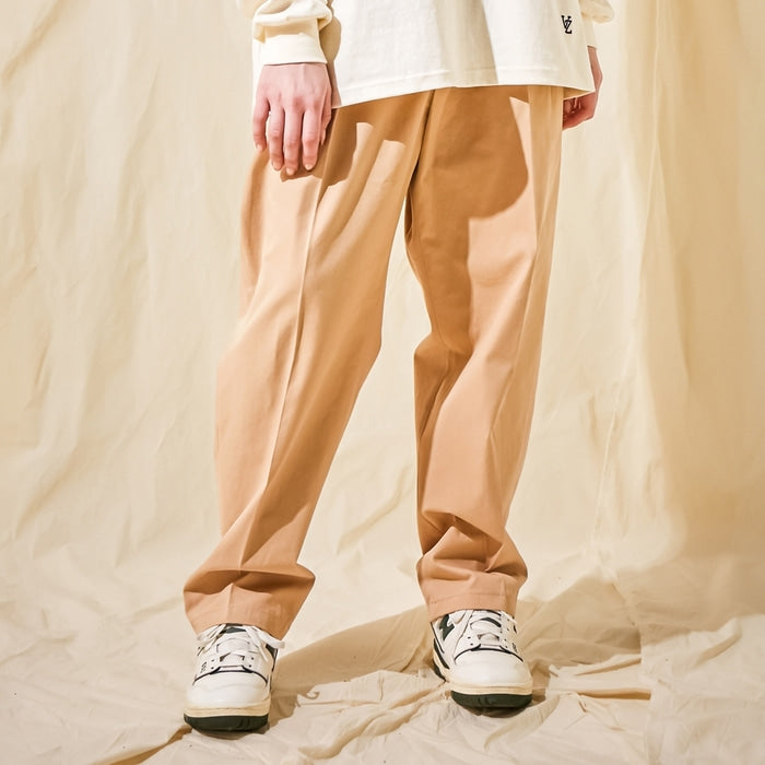VARZAR(バザール) Wide Tapered Wrinkle-Free Chino Pants Beige
