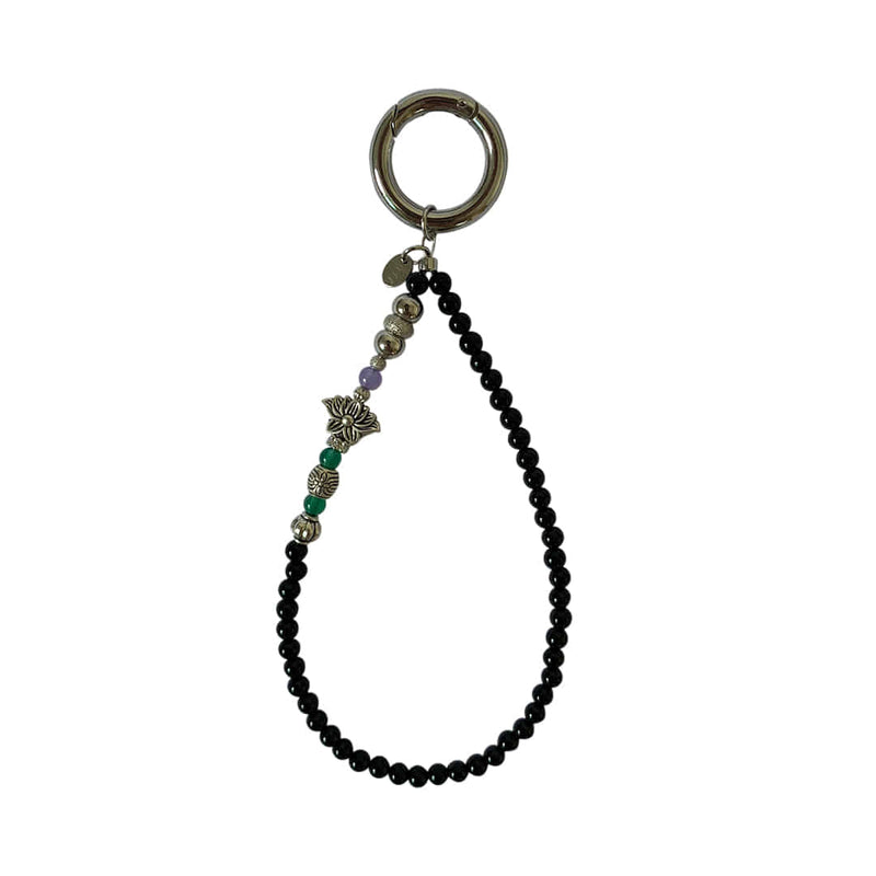 Nff(エヌエフエフ) 	 gemstone metal mix key ring