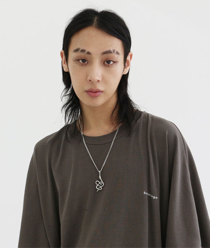 BLACKPURPLE (ブラックパープル) [surgical]vintage snake necklace