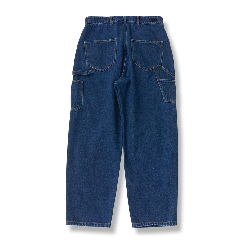 Q CUMBERS (キューカンバース) WIDE PAINTER DENIM PANTS / Washed