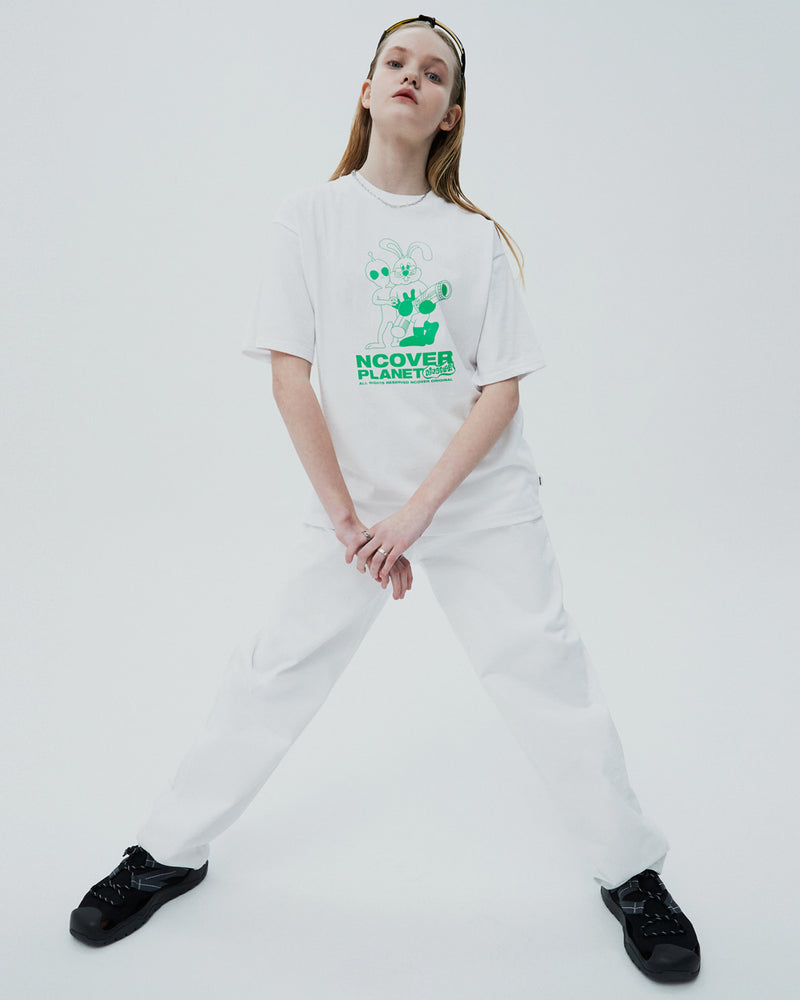 NCOVER（エンカバー）ZET AND AILEN TSHIRT-WHITE