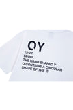 オーワイ(OY) BASIC ROUND LOGO T-WHITE