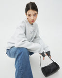 NCOVER（エンカバー）IN TO THE HEAVEN TEXT SWEATSHIRT-WHITE MELANGE