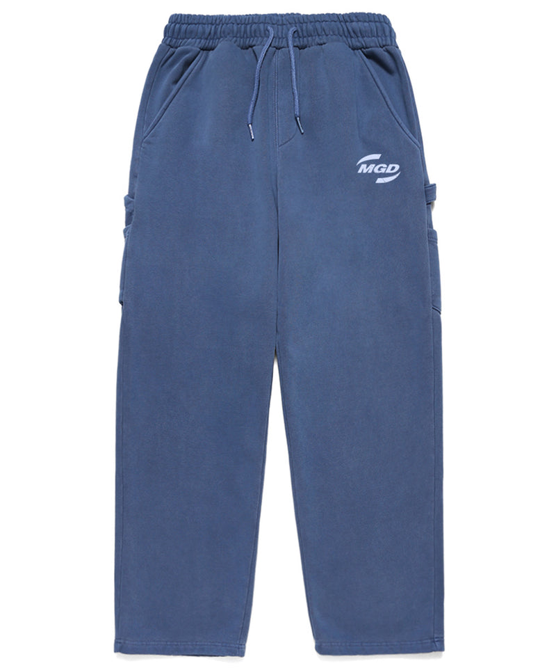 mahagrid (マハグリッド) SPIN LOGO PIGMENT CARPENTER SWEATPANT [BLUE]