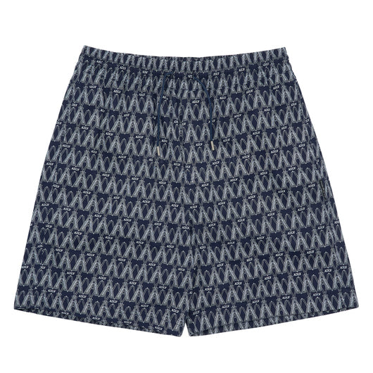 アクメドラビ(acme' de la vie) A LOGO MONOGRAM PATTERN SHORT PANTS NAVY