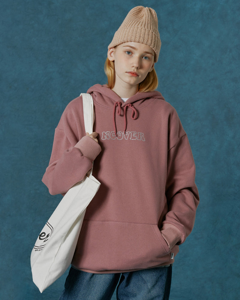 NCOVER（エンカバー）HOTFIX LOGO HOODIE-PINK