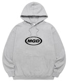 mahagrid (マハグリッド) MGD OVAL LOGO HOODIE [GREY]