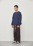 ディープリーク(DPRIQUE)  06 WIDE PANTS - NAVY