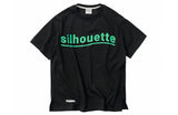 QUIETIST (クワイエティスト) Silhouette Logo T-Shirts (black)