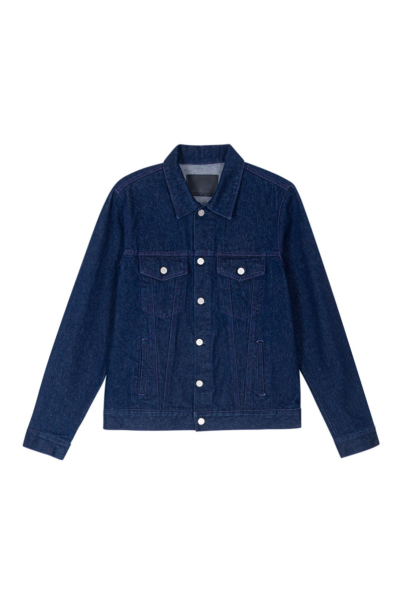 GRAFFITIONMIND(グラフィティオンマインド)       STITCH EMBROIDERED DENIM JACKET