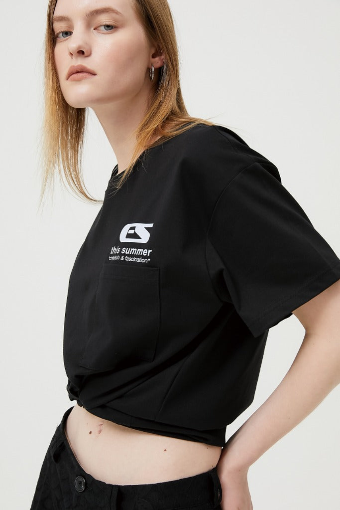 イーエスシースタジオ(ESC STUDIO)  childish fascination t-shirt (black)