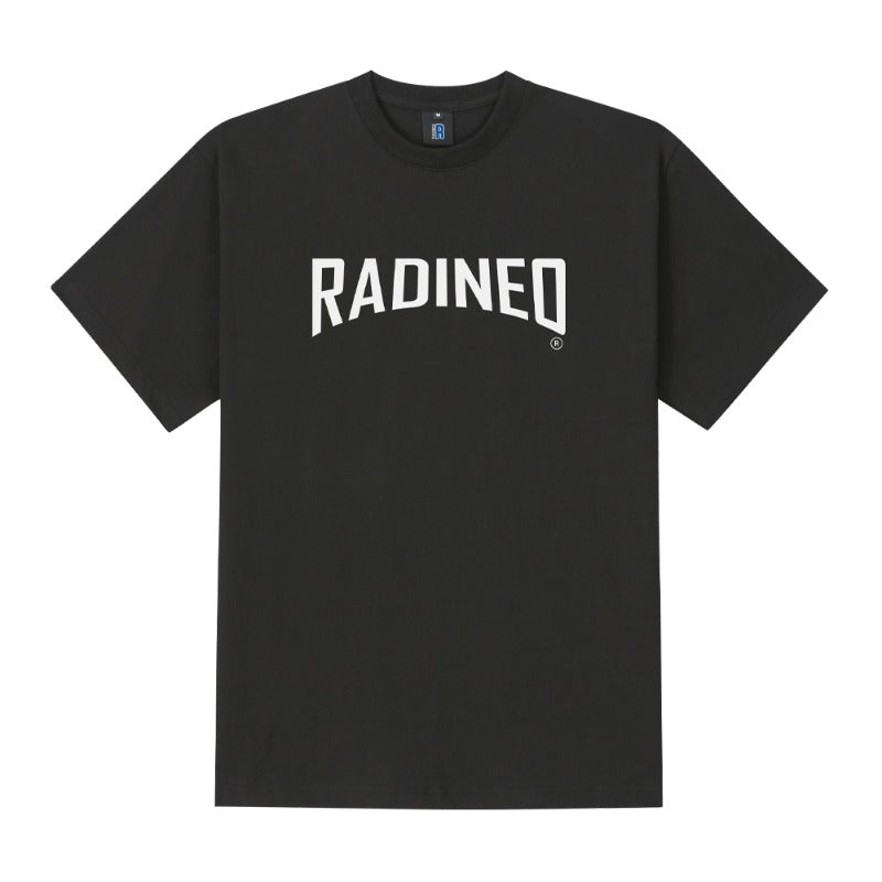 RADINEO (ラディネオ)　Arch logo black short-sleeve T-Shirt