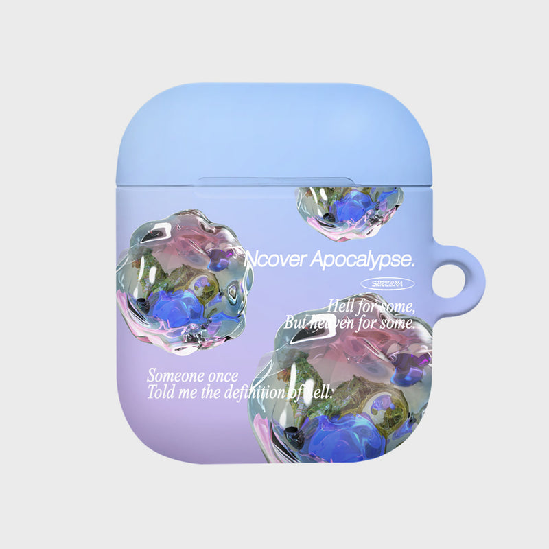 NCOVER（エンカバー）THREE MINERAL TEXT-BLUE(AirPods HARD)