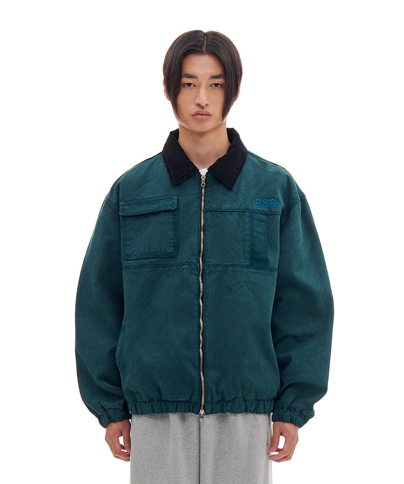 ARCHIVE BOLD (アーカイブボールド)　WASHED ZIP JACKET (GREEN)