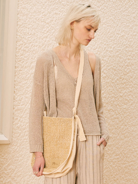 TMO BY 13MONTH（ティーエムオーバイサーティンマンス）2TYPE SHOULDER BAG (BEIGE)