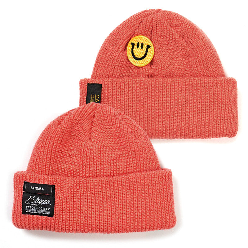 STIGMA(スティグマ)  21 SMILE SHORT BEANIE APRICOT