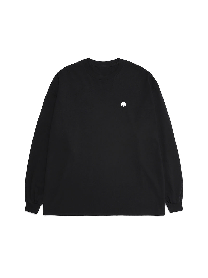 benir (ベニル)  BENIR MINI CLOVER LONG SLEEVE TEE [BLACK]