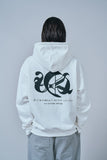 オーワイ(OY) DEVIL LOGO HOODIE-WHITE