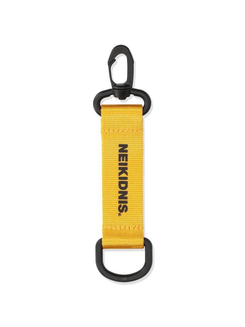 ネイキドニス(NEIKIDNIS) BASIC LOGO KEY HOLDER / YELLOW