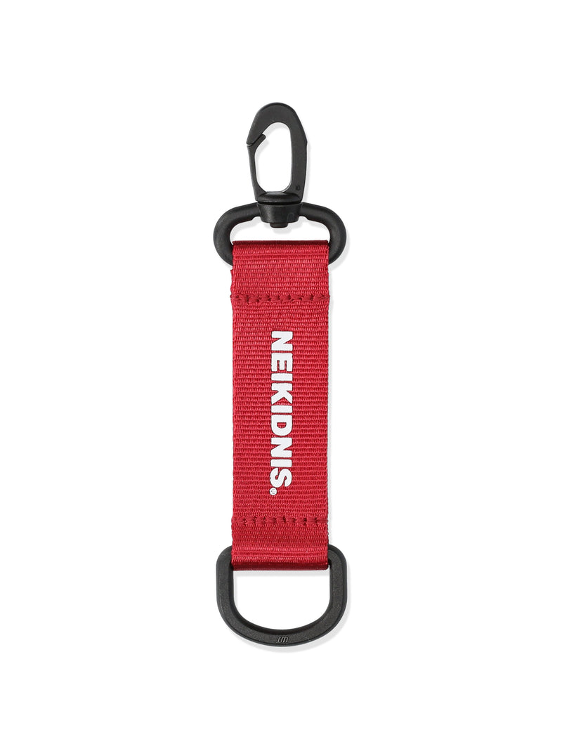 ネイキドニス(NEIKIDNIS) BASIC LOGO KEY HOLDER / RED