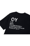 オーワイ(OY) BASIC ROUND LOGO T-BLACK