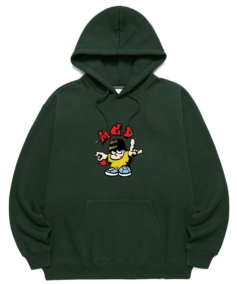 mahagrid (マハグリッド) MGD TAG MAN HOODIE [GREEN]