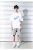 マスノウン(MASSNOUN) C LOGO WIDE SHORT PANTS MSTSP001-GY