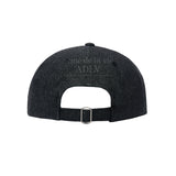 アクメドラビ(acme' de la vie)  DENIM LABEL PATCHWORK BALL CAP BLUE BLACK DENIM