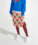 ワンダービジター(WONDER VISITOR)  Rose patern Knit Skirt [Beige]