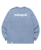 mahagrid (マハグリッド) ORIGIN LOGO LS TEE [BLUE]