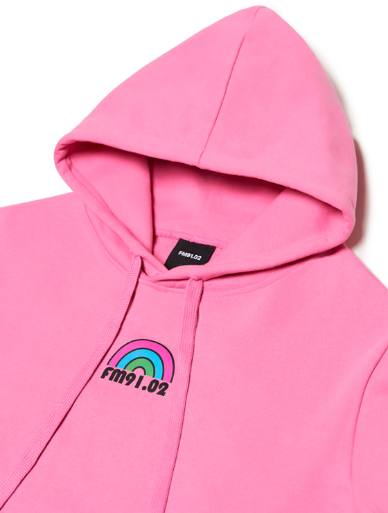 FM91.02 (エフエム91.02)　AMERICANA HOODY pink