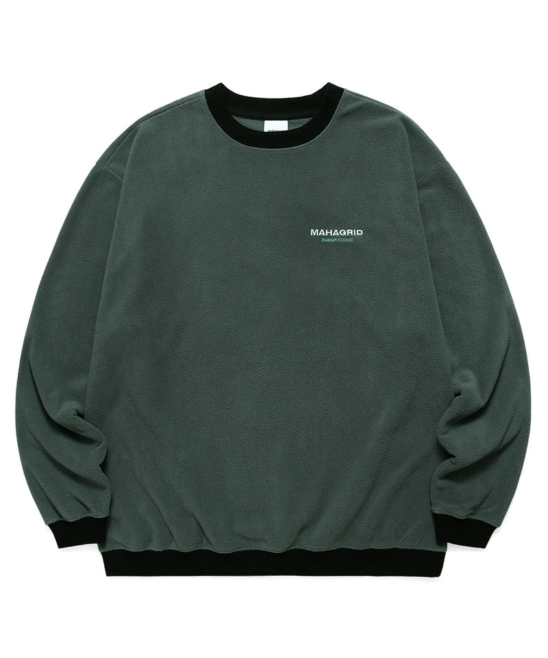 mahagrid (マハグリッド) SPORTS FLEECE CREWNECK [GREEN]
